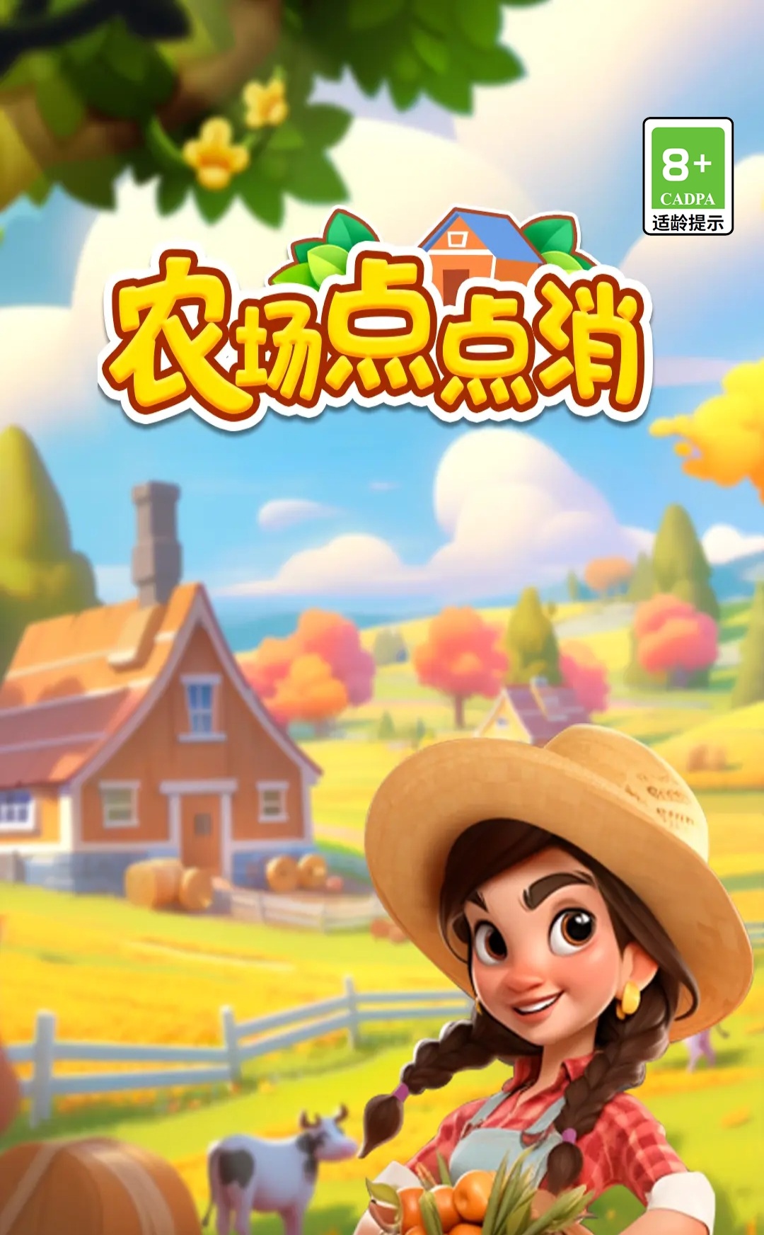 【光年游戏】农场点点消，光年家7月31日推出的小游戏，消除系列